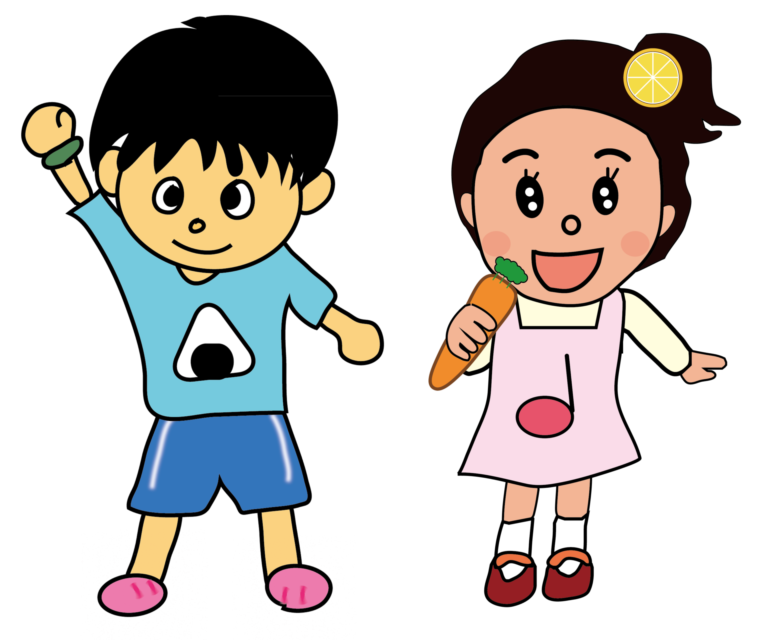 ニュートリズムゆるキャラニュートくん & リズムちゃん